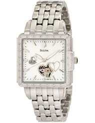 Bulova Womens 96R155 Diamond Mechanical Watch