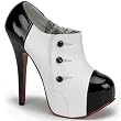 Bordello Women's TEEZE-20, 5 3/4" Heel 3 Button Ankle Boot W/Concealed Platform