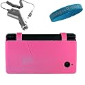 Magenta Durable Silicone Skin Cover for Nintendo Dsi Console Game + Wall Charger for Nitendo Dsi + BONUS Courage*Wisdom Wristband