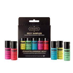 Kamasutra Sexy Sampler 5 Bottles .25 Oz 7ml Each