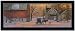 Evening Visit Amish Art Print Picture Framed 18x6