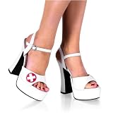 Pleaser Shoes WomenOs DOLLY-10, 5 Chunky Heel Ankle Strap Platform Sandal
