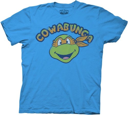  TMNT Cowabunga Mikey Mens T-shirt