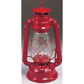Red Kerosene Lantern 12 Tall by Rothco