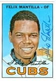 Felix Mantilla autographed Baseball Card (Chicago Cubs) 1967 Topps