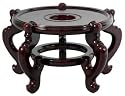 Asian Furniture & D&eacute;cor - 8.5" Diameter Chinese Fish Bowl Jardiniere Planter Pot 5 Leg Base / Stand