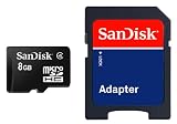 SanDisk microSDHCカード 8GB SDHCカードアダプタ付き SDSDQ-8192-J95M