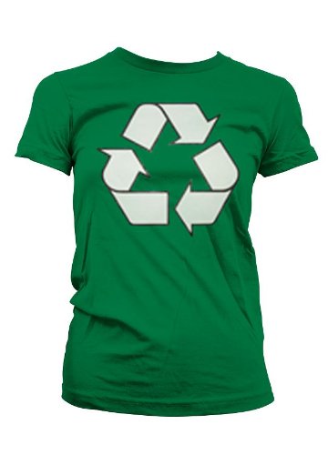 Recycle Sign Women's T-shirt, Funny Flirty Womens Shirts (Many Colors Available)