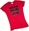 "I'm a Skin Job" - Battlestar Galactica Crop Sleeve Fitted Juniors T-Shirt