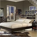 Perimeter 3-Piece Platform Bedroom Set in Chocolate Brown Size: California  ....