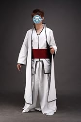 Japanese Anime Bleach Cosplay Costume - Aizen Sousuke 2nd Ver Set Medium