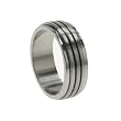 316L Stainless Steel Spinner Ring, Width: 8mm, Sizes: 9.0-14.0