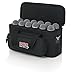 Gator Cases Padded Microphone Carry Bag with Foam Drops for Up to (12) Wired Microphones (GM-12B)