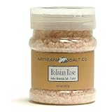 Artisan Salt Bolivian Rose Andes Mountain FINE Gourmet Salt Flip Top Jar - 9.5 oz.