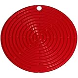 Le Creuset Silicone 8" Round Cool Tool, Cherry