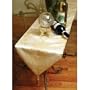 Prestige Damask 13" X 90" Beige Table Runner