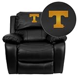 Flash Furniture Tennessee Volunteers Embroidered Black Leather Rocker Recliner