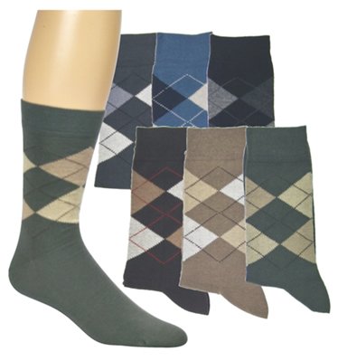 9 Paar Herrensocken mit Computermotiv Karo
