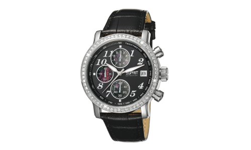 Esprit Damen-Armbanduhr Chronograph Leder EL900322001