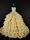 Soft Yellow Long Gown with Layers of Ruffle Details Made to Fit the Barbie Doll