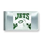 NFL New York Jets Stainless Steel Money Clip