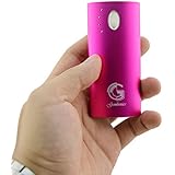 Portable Charger 6000mAh - External Battery Power Bank from Gembonics for iPhone 6 5s 5c; iPad Air 2 mini 3; Samsung Galaxy S6 S5 S4; Note, Nexus, HTC, Motorola, Nokia, PS Vita, Gopro and more (Pink)