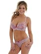 Le Mystere Isabella All Over Lace Bra Sets Thong 2 Piece Memory Form Gift Idea B C or D Cups