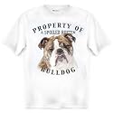 Bulldog Property Of Adult T Shirt