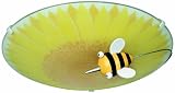 Philips 30111/55/48 KidsPlace Floral and Bumble Bee Ceiling Light, Multi-colored