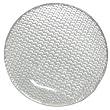 Clear Glass Woven Braid Design Sweet Plate 8.5" D Set of Four