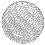 Clear Glass Woven Braid Design Sweet Plate 8.5" D Set of Four
