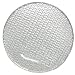 Clear Glass Woven Braid Design Sweet Plate 8.5" D Set of Four