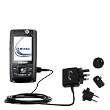 International Wall / AC Charger for the Samsung SGH-D820 - Gomadic Brand w/ TipExchange Technology