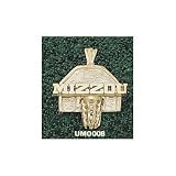 Missouri Tigers Solid 10K Gold ''MIZZOU'' Backboard Pendant