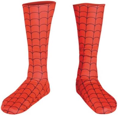 Kids Spiderman Costume Boot Covers - Child Std.