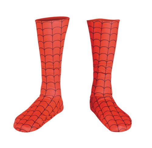 Kids Spiderman Costume Boot Covers - Child Std.