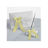 David's Bridal Lovely Lace Guest Book and Pen Set Style Db38gbpw by David's Bridal