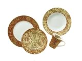 222 Fifth Maharana Dinnerware Set, Service for 4 by 222 Fifth