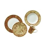 222 Fifth Maharana Dinnerware Set, Service for 4 by 222 Fifth