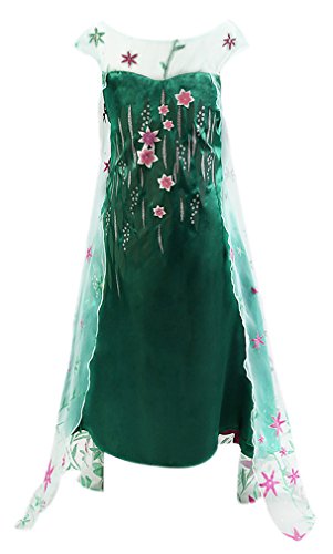 Elsa Dress Birthday Party Cosplay Girls Costume