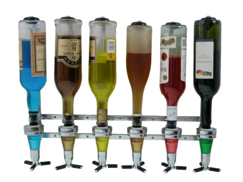Bar Butler Wand - Getränkeportionierer für 6 Flaschen
