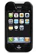 Macally Leather Top Slip-in Pouch for iPhone 1G (Black)