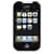 Macally Leather Top Slip-In Pouch for iPhone 1G (Black)