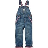 OSHKOSH(オシュコシュ) コンフェッティラインドデニムオーバーオール カラー ボトムスパンツ 6ヶ月【並行輸入】