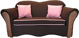 Product details for Hormey VIP Kids Sofa by Fantasy Furniture - Sweet Brown