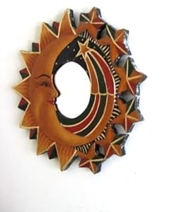 Kitchen Wall Decorations Kids on Com  Sun Mirror Wall Decor Wall Hanging Celestial  Home   Kitchen