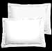 AMERICAN PILLOWCASE Luxury Egyptian Cotton 300 Thread Count 2-Piece Pillow Sham Set 21 x 26 Inch - Standard, White