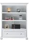 Hampton Bay 31"w Three shelf Bookcase, THREE SHELF, WHITE