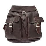 Piel Large Buckle Flap Backpack