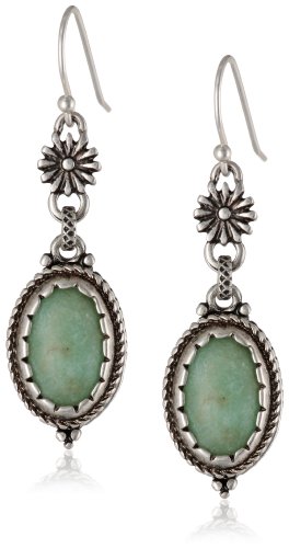 Lucky Brand Women's Morning Star Double Drop Earrings Turquoise Drop Earrings